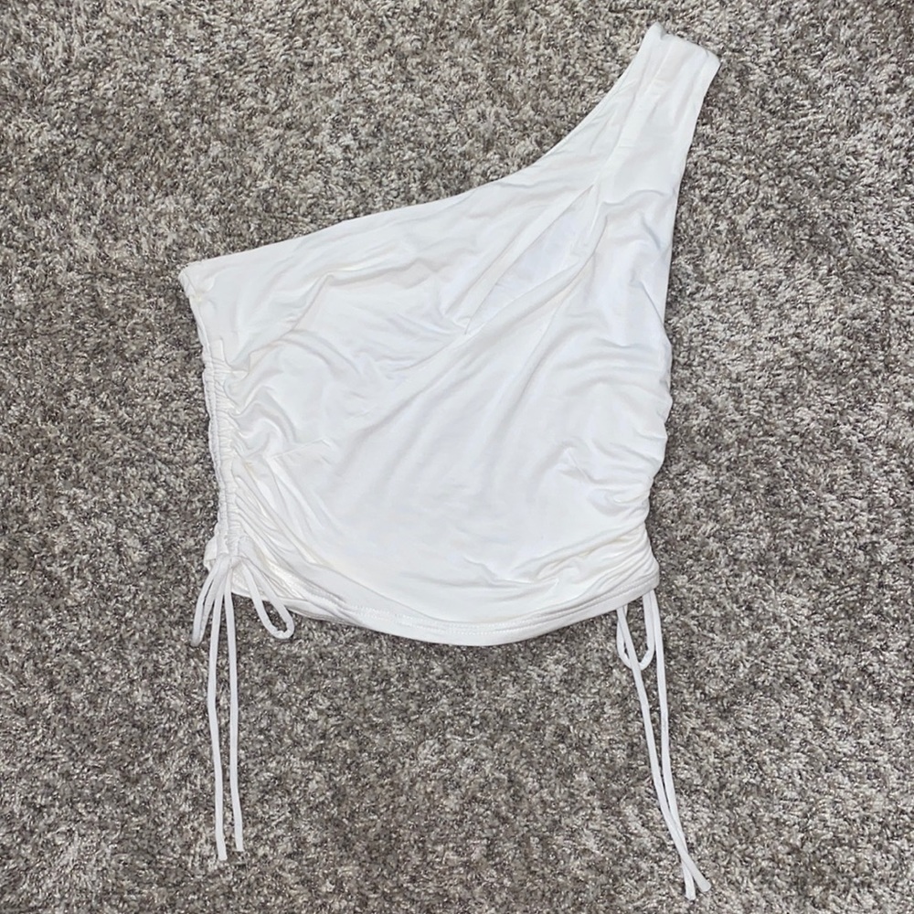 American Threads One Shoulder Top